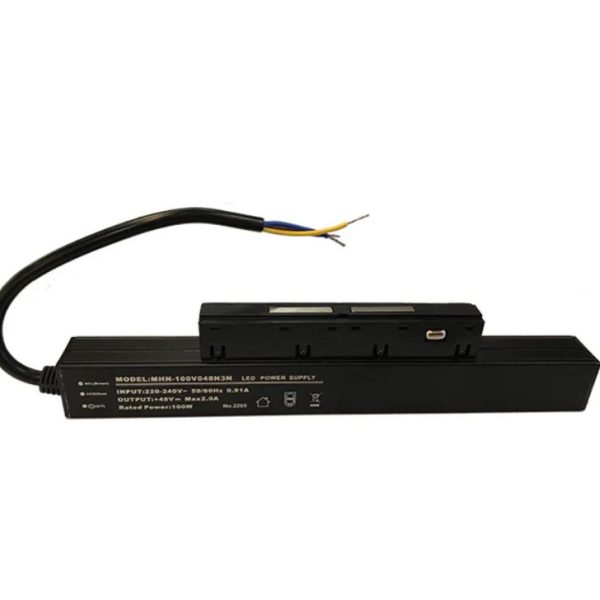 Driver negro para riel magnético 100W 48V