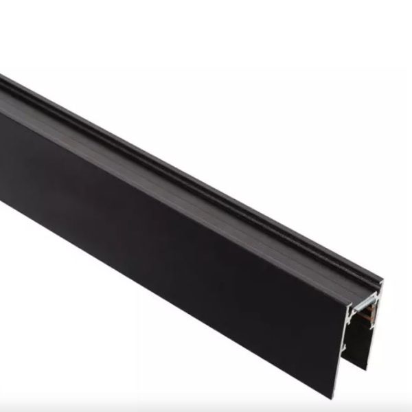 Riel Magnético Adosado Negro