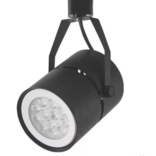 Spot De Riel tipo tacho Negro