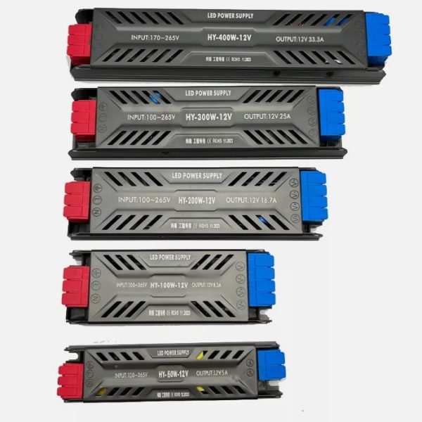 Driver Tipo Slim Profesional 12V-24V Para Cinta Led