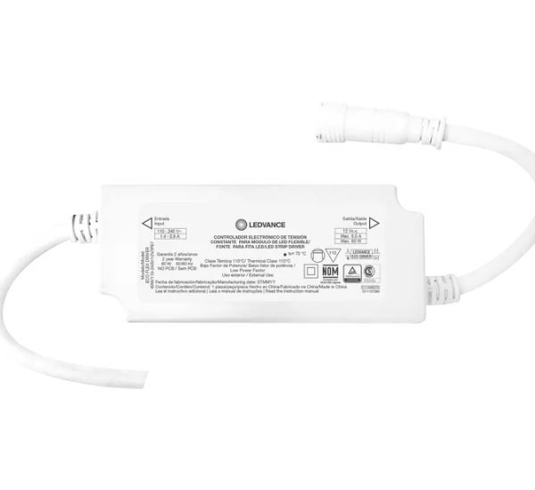 Driver Ecoflex IP67 12Voltios 60W Para Cinta Led  Marca Ledvance