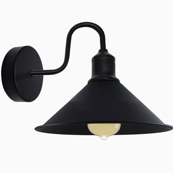 Lámpara Cuello De Cisne Modelo Cono