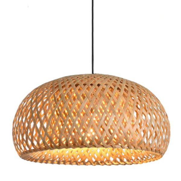 Lampara Colgante De Bambú Bichayto Grande #734