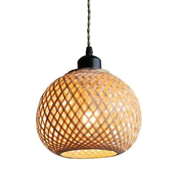 Lampara Colgante De Bambú Estilo Japones #F57