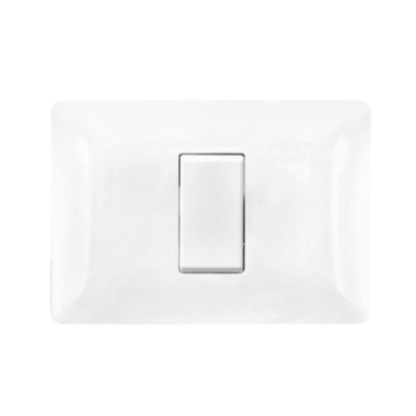 Placa Con Dado Ciego Empotrar - Deluxe