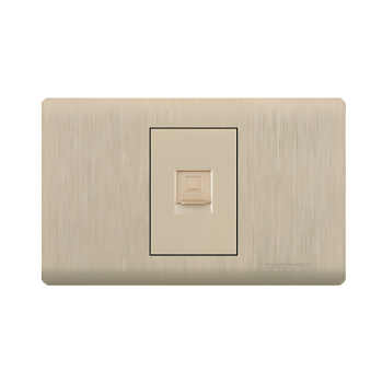 Toma Lan Empotrar - Platinum